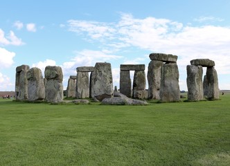 Stonehenge is a prehistoric monument. One of the most famous sites in the world, Stonehenge is the remains of a ring of standing stones set within earthworks.