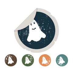 Funny ghost icon