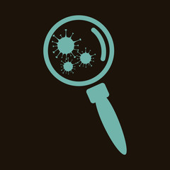 Virus under the microscope