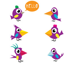 cute birds collection