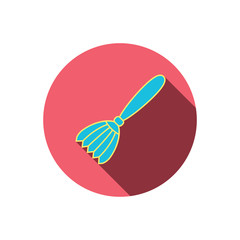 Brush icon. Paintbrush tool sign.