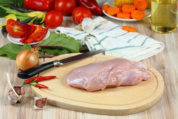 Turkey breast & vegetables