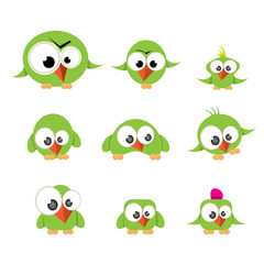 cute birds collection