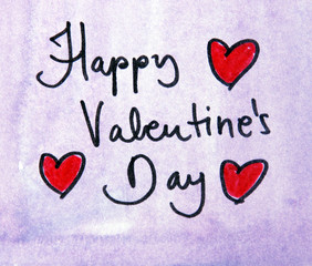 happy valentines day note