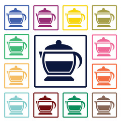 Electric kettle icon