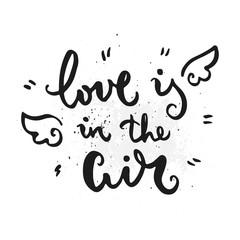 Hand drawn lettering poster