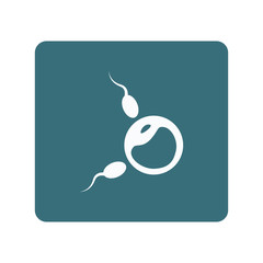 Egg and sperm icon