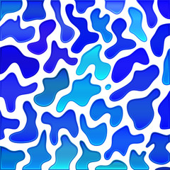abstract vector stained-glass mosaic background
