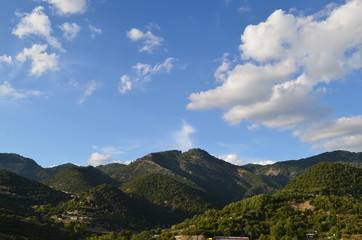 Bergwelt in der Region Epirus Griechenland