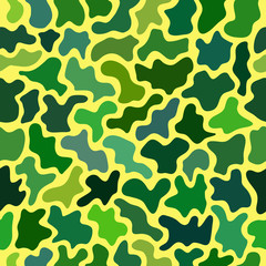 abstract vector chaotic spotted seamless pattern