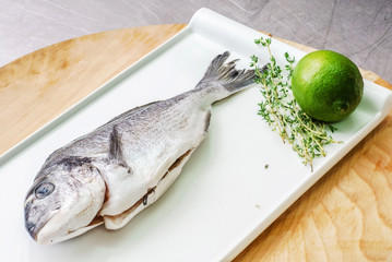 dorado with lime