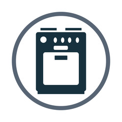 Kitchen stove icon