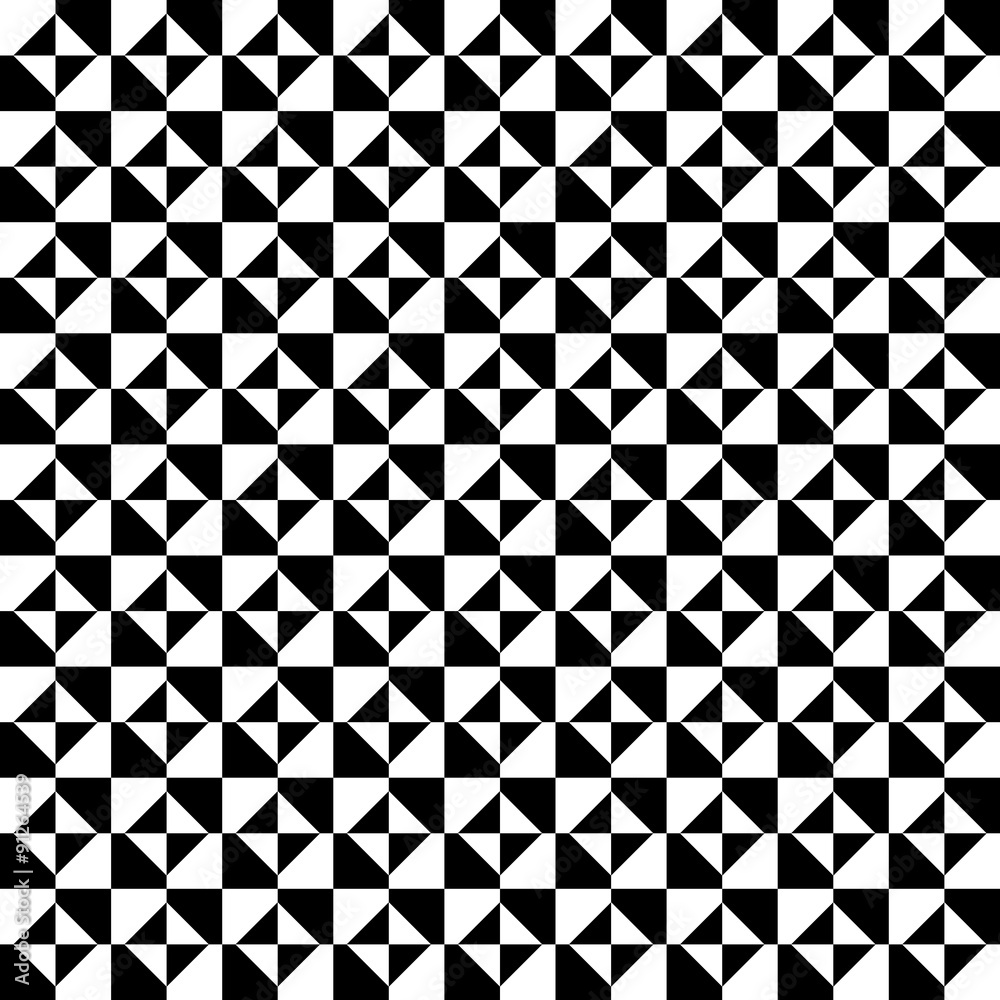 Poster Checkered abstract pattern. Seamlessly repeatable. Vector illust