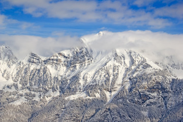 Winter in alps