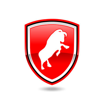 Red Sheep Shield Badge