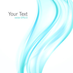 Abstract vector wave illustration.