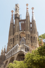 Sagrada Familia, Barcelona, Spain.