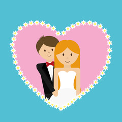 Relationship, wedding and love design.
