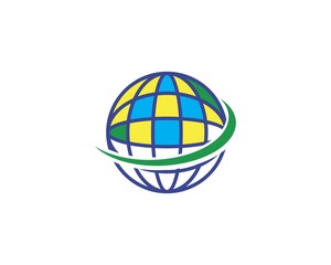 Swoosh Globe Logo