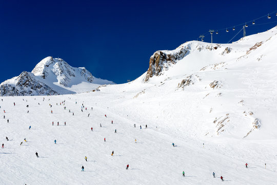 Large ski resort