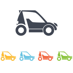 Naklejka premium Minicar icon