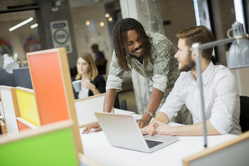 Young people in the office