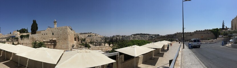 Panoramica di Gerusalemme, Israele 