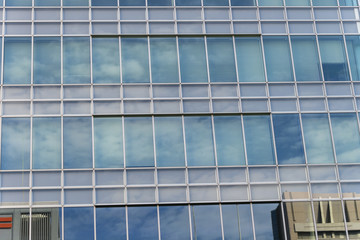 window glass building, office building