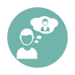 Man thinking about man