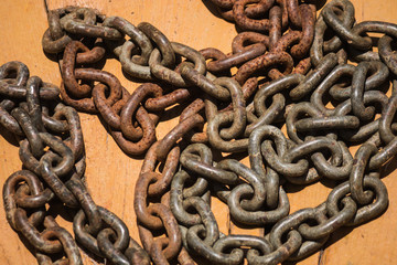 Fototapeta premium rust chain