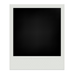 Instant film realistic polaroid frame. - 91274994
