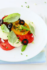 Fresh caprese salad