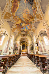 Fototapeta na wymiar Cathedral of St James Dom zu St Jakob , the Roman Catholic Diocese of Innsbruck