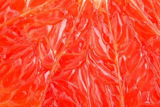 Grapefruit close-up as background.