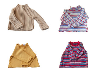 Set of four jumpers for a young child