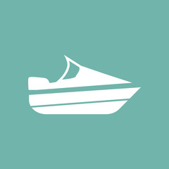 Naklejka premium Powerboat icon