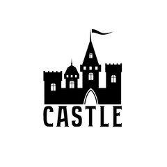 Obraz premium Castle abstract vector design template