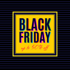 Black Friday Sale Poster design