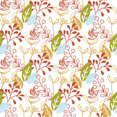  Floral Christmas Background. 