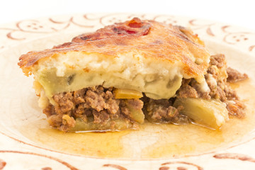 Greece Moussaka of eggplant