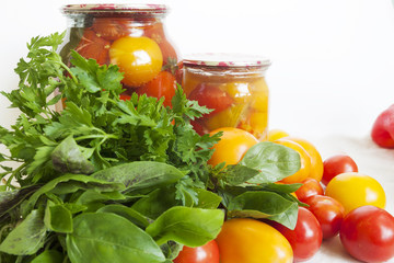 tomatoes, greens and conservation