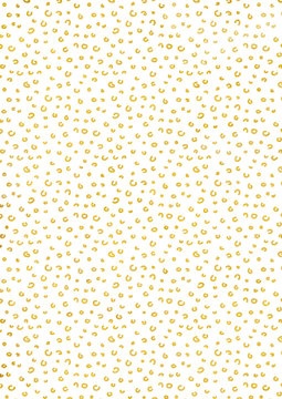 Abstract festive speckled texture with gold foil