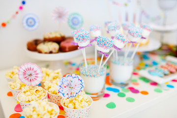 Dessert table at party