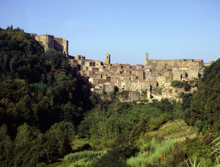 Fototapeta na wymiar Toscana,Grosseto, Sorano