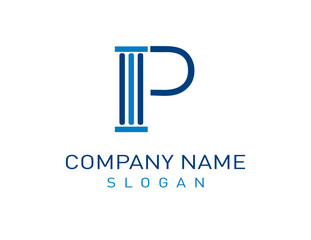 Letter P law design