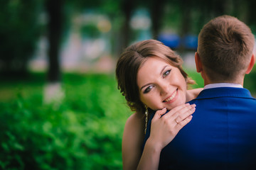 Fototapeta premium Bride and groom