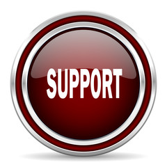 share red glossy web icon