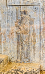 Royal Persian guard relief detail Persepolis