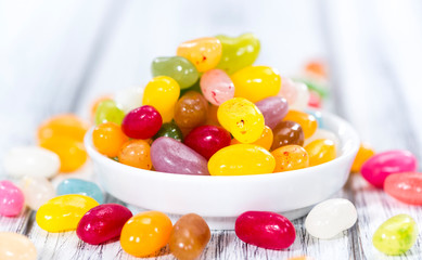 Fototapeta na wymiar Colorfull Jelly Beans