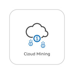 Make Money Icon. Business Concept. Flat Design.